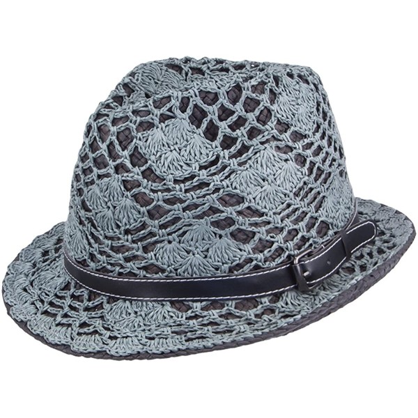 Fedoras Hurlee Fedora Hat Black - CB12CIGP16N $33.87