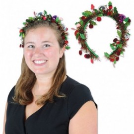 Headbands Adult size Holiday Tinsel Garland Headband - Christmas Holiday Wear - CH185H592O5 $9.74