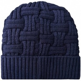 Skullies & Beanies Winter Warm Knitting Hats Wool Baggy Slouchy Beanie Hat Skull Cap - Blue - CQ1882R2TW4 $9.87