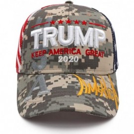 Baseball Caps Donald Trump Hat Camouflage Cap Keep America Great MAGA Hat President 2020 American Flag USA - Mesh - Digicamo ...