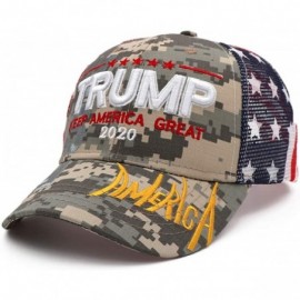 Baseball Caps Donald Trump Hat Camouflage Cap Keep America Great MAGA Hat President 2020 American Flag USA - Mesh - Digicamo ...