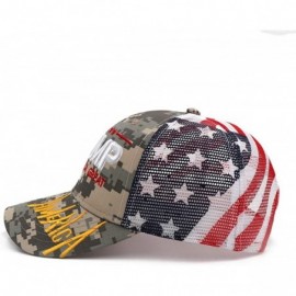 Baseball Caps Donald Trump Hat Camouflage Cap Keep America Great MAGA Hat President 2020 American Flag USA - Mesh - Digicamo ...