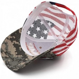 Baseball Caps Donald Trump Hat Camouflage Cap Keep America Great MAGA Hat President 2020 American Flag USA - Mesh - Digicamo ...