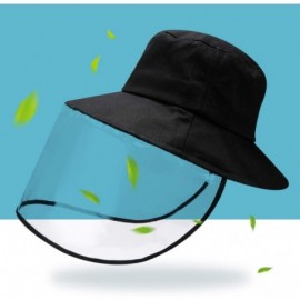 Sun Hats Sun Hat Dustproof Cover Wide Brim Cap for Women and Girls (Black-Adult) - Black-adult - CA1977Y49IE $15.06