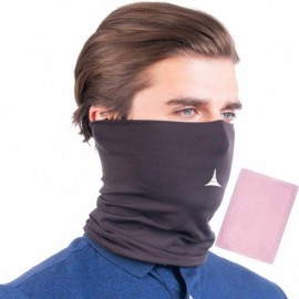 Balaclavas Face Mask Reusable with Filter - Anti Pollution Neck Gaiter - Face Cover - American Black - C5198NX4G0I $19.11